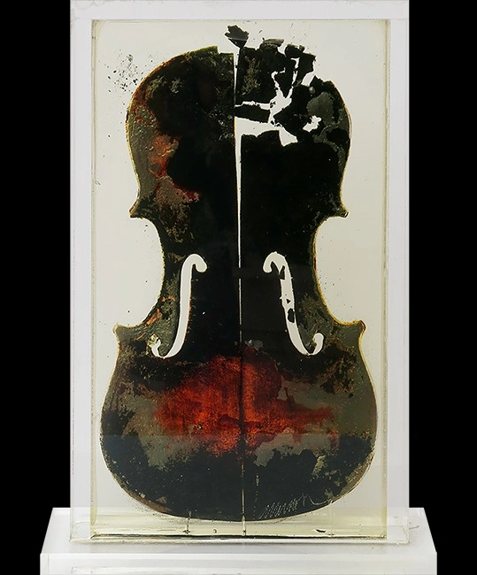 Arman – Arman Le dernier violon 1977, Sérigraphie