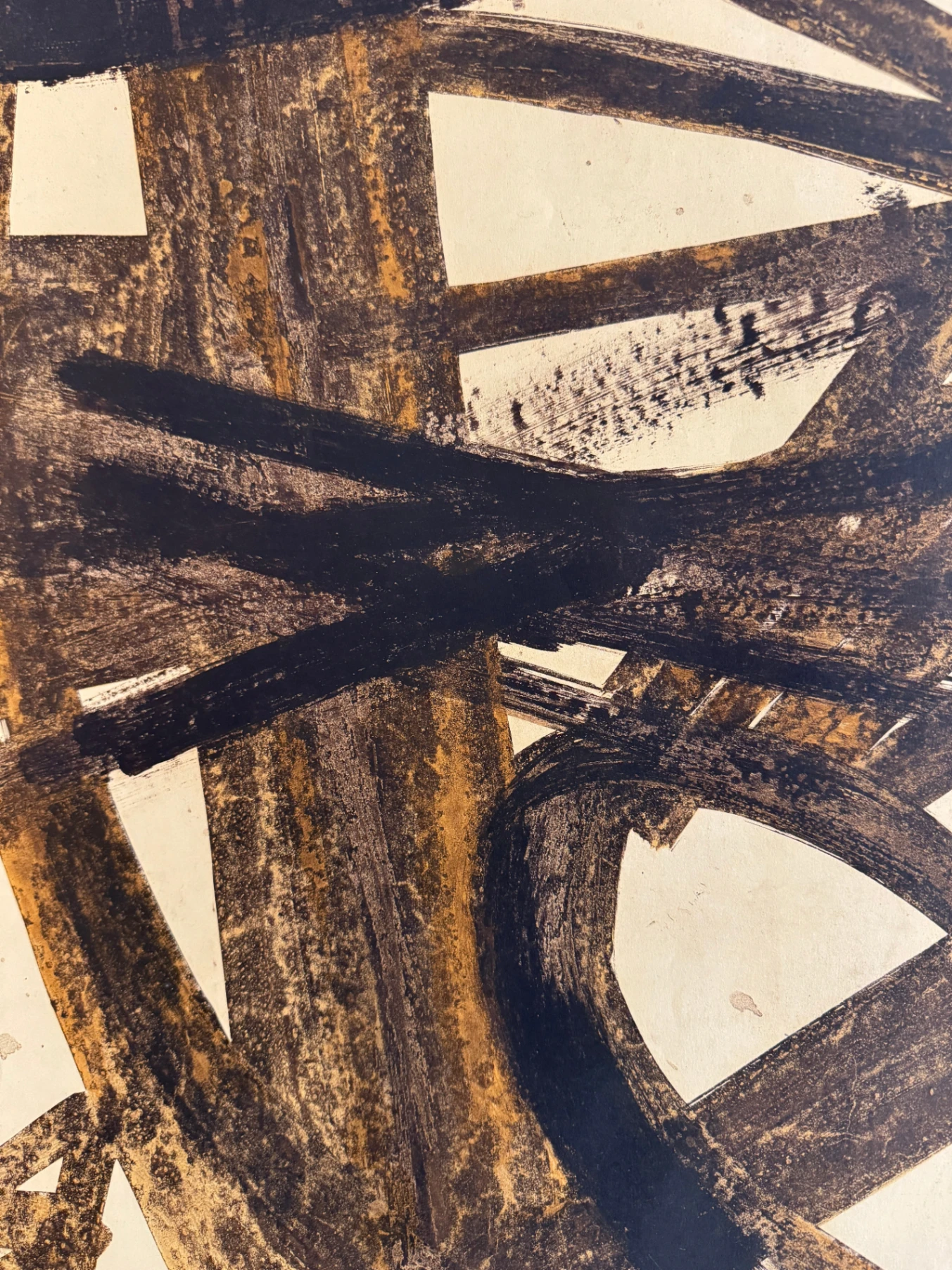 Pierre Soulages Antagonismes par Pierre Soulages, 1960 – Lithographie, 34.75x21.5 – photo 3