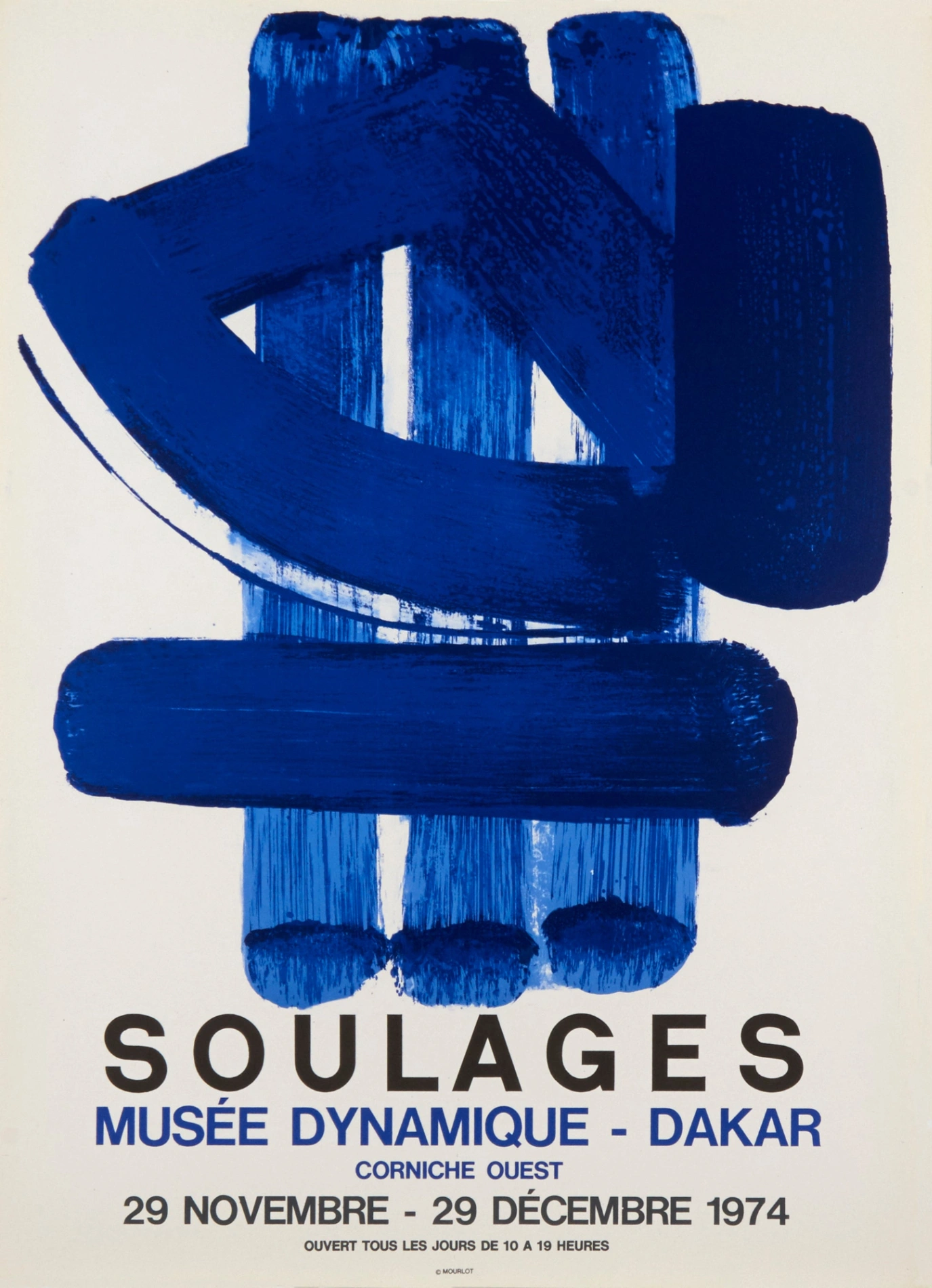 Pierre Soulages Musée Dynamique-Dakar par Pierre Soulages, 1974