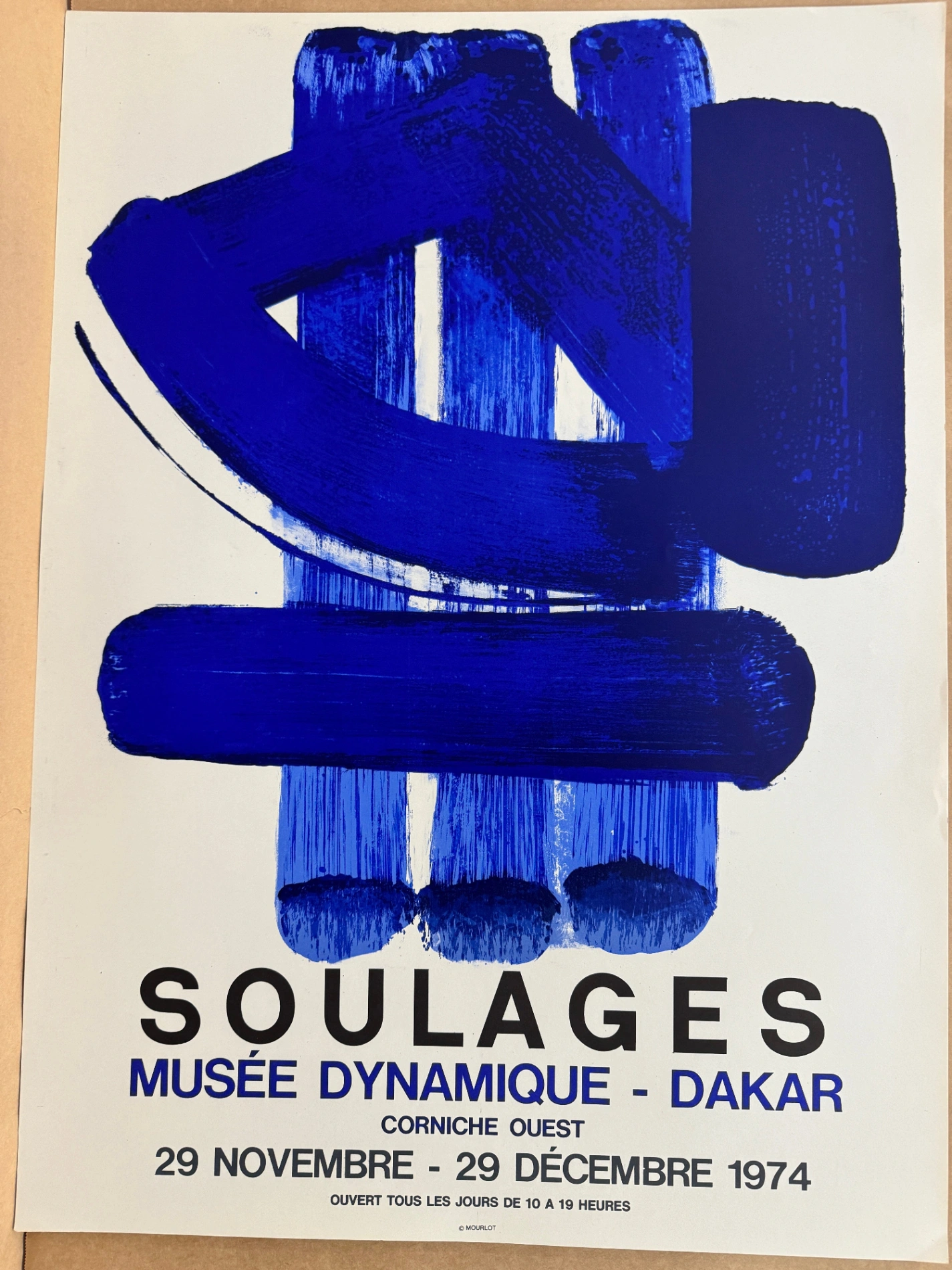 Pierre Soulages Musée Dynamique-Dakar par Pierre Soulages, 1974 – photo 2