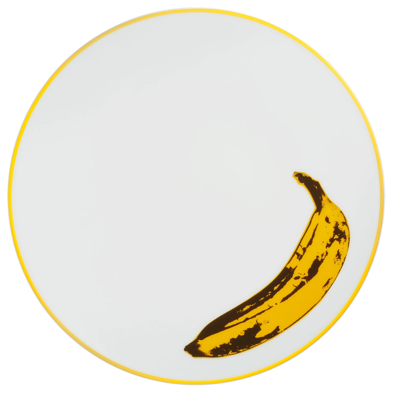 Andy Warhol Assiette en porcelaine "Banane" – diapositive 3 sur 2, Description détaillée