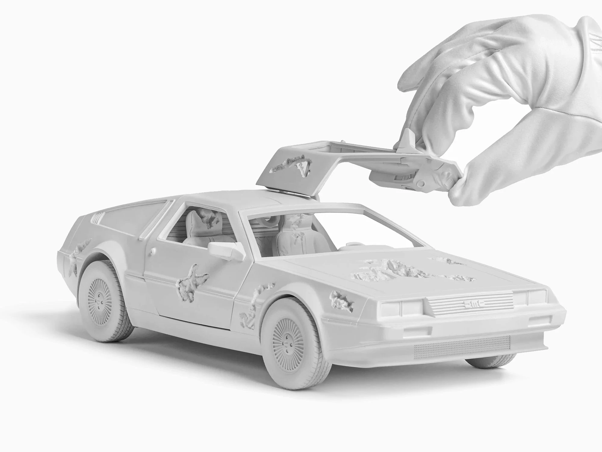 Daniel Arsham - DeLorean Érodé – /500, Produit par Arsham Editions, 2021 – photo 2