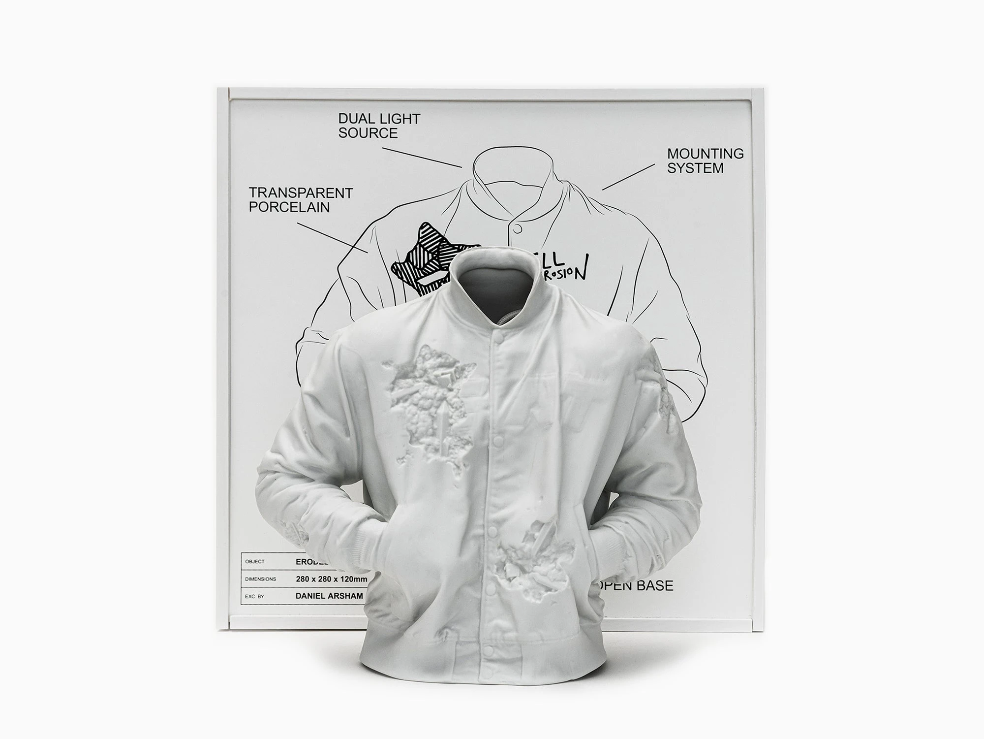 Daniel Arsham - Case Studyo Eroded Jacket – /150, Produit par Case Studyo, 2022