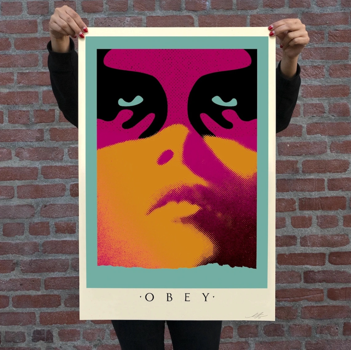 Shepard Fairey dit OBEY (né en 1970) – Shadowplay, Lithographic print on thick cream paper, signed