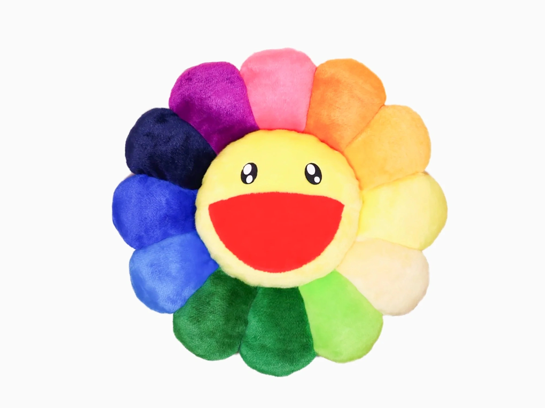 Coussin aux fleurs (Arc-en-ciel),
