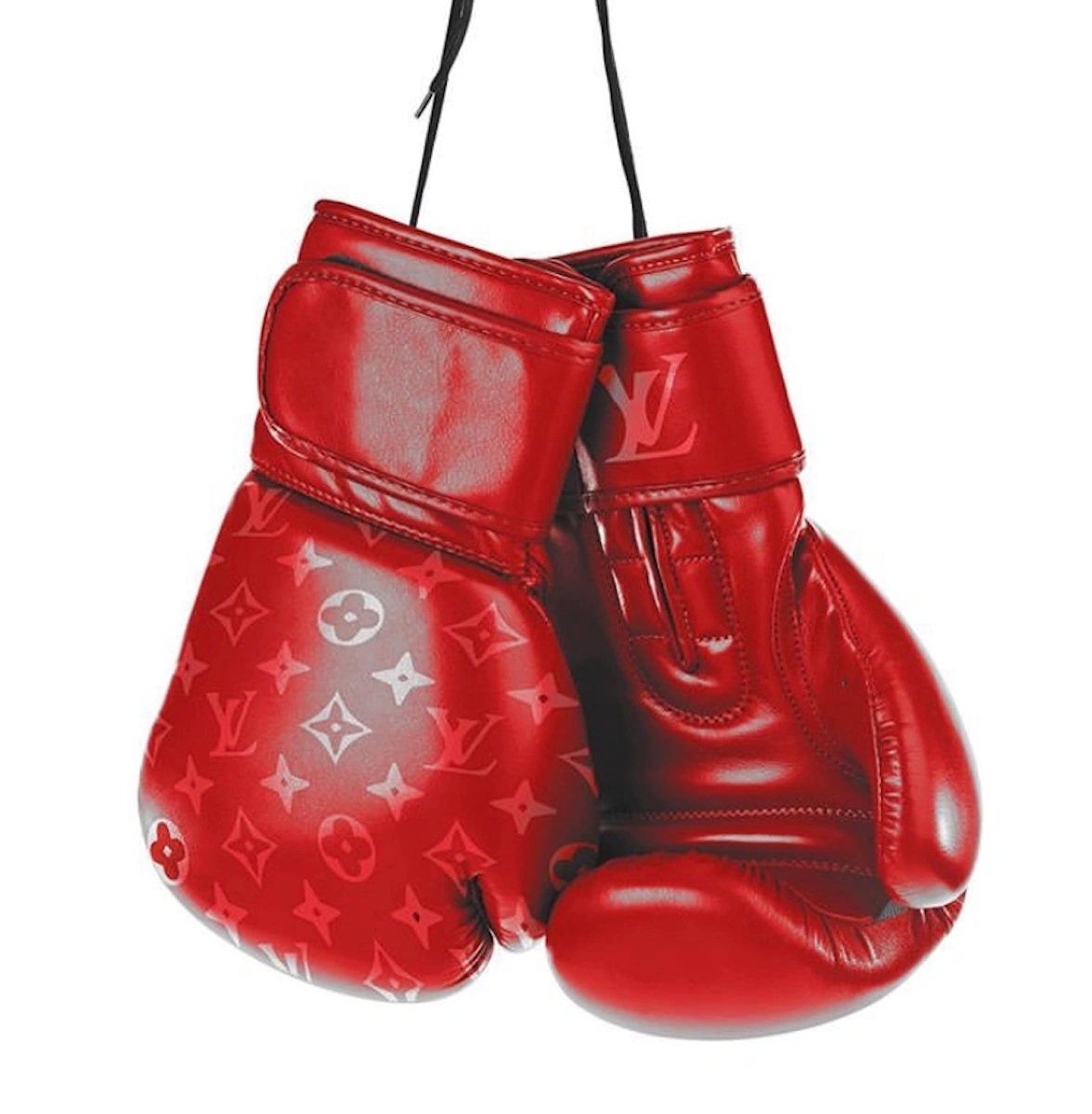 Charly Rocks (né en 1983) – Fighting Louis Vuitton, Red boxing gloves