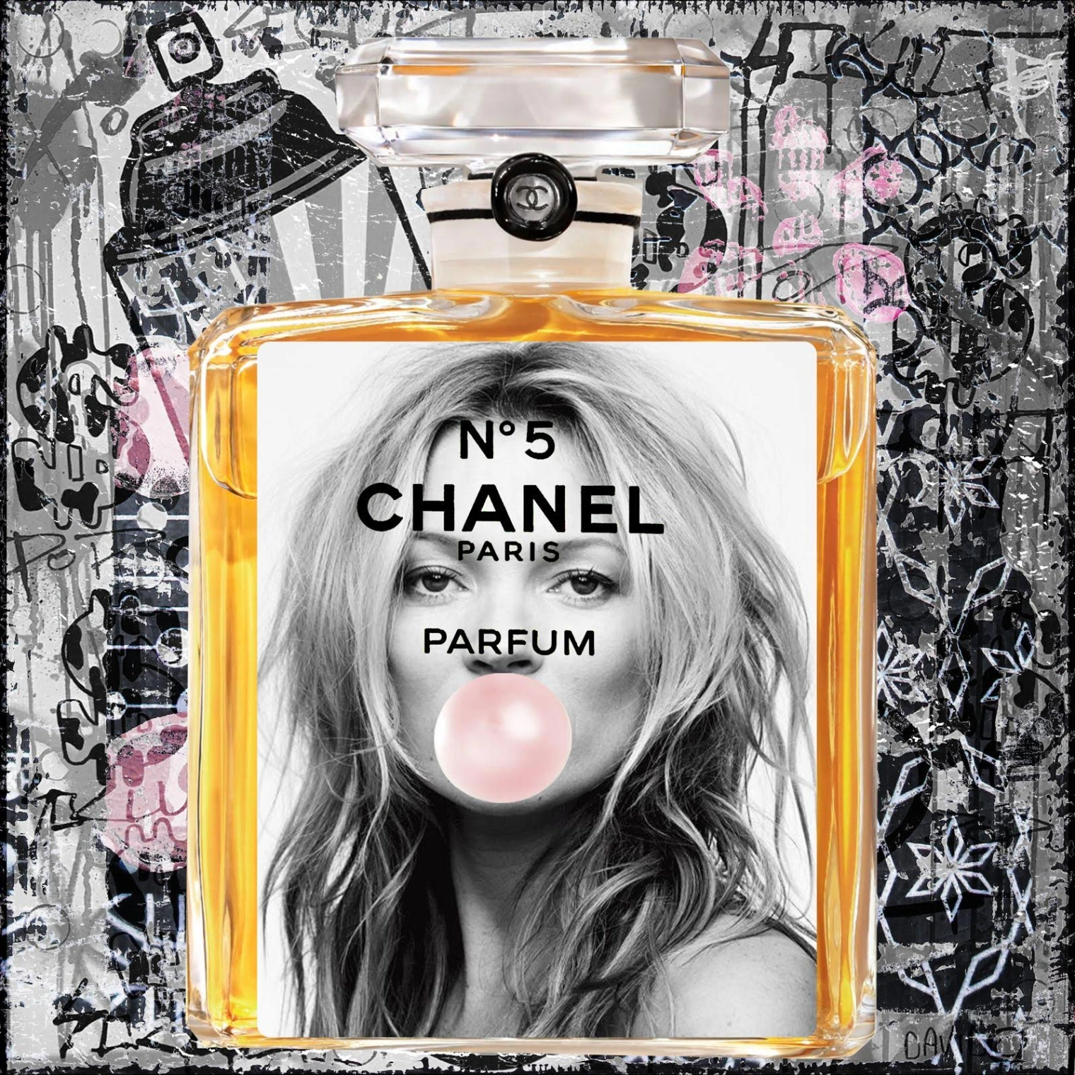 Charly Rocks (né en 1983) – Bubble N°5 (Kate Moss), 2023, Art Digital