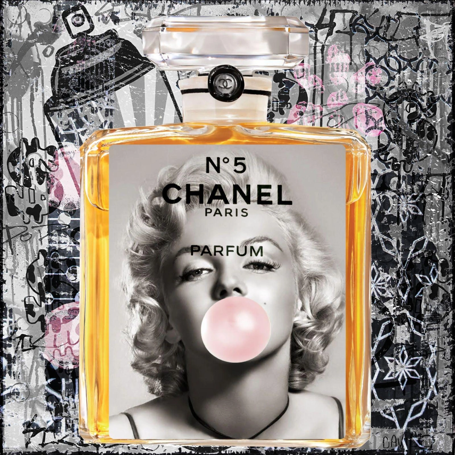Charly Rocks (born 1983) – Bubble N°5 (Marylin), 2023, Art Digital