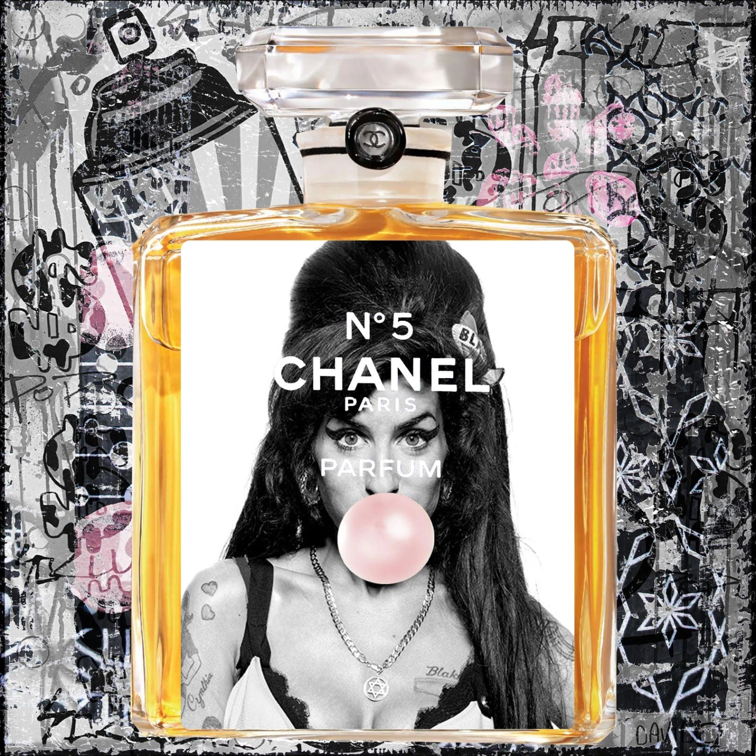 Charly Rocks (né en 1983) – Bubble N°5 (Amy Whinehouse), 2023, Art Digital