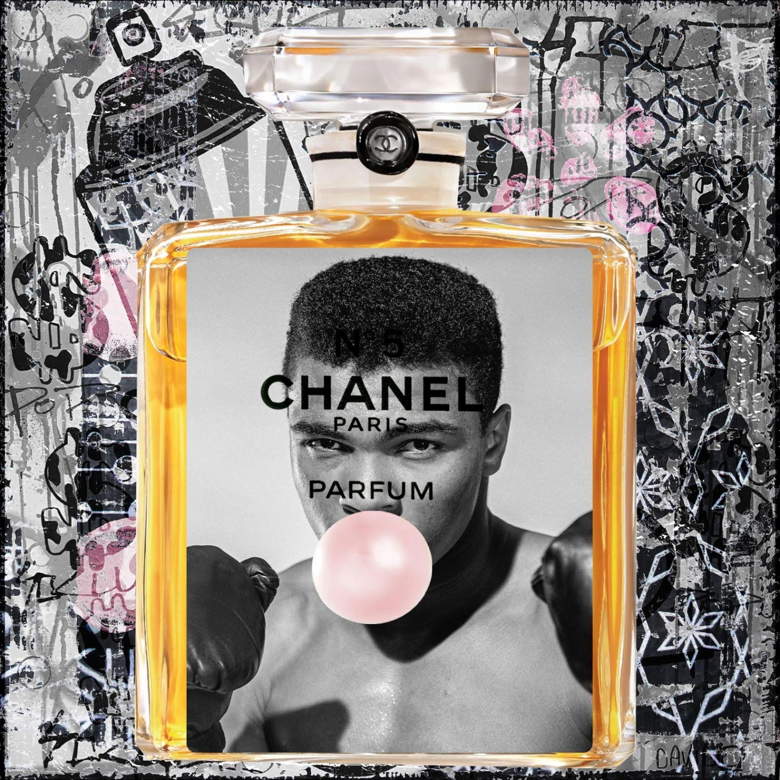 Charly Rocks (né en 1983) – Bubble N°5 (Ali), 2023, Art Digital