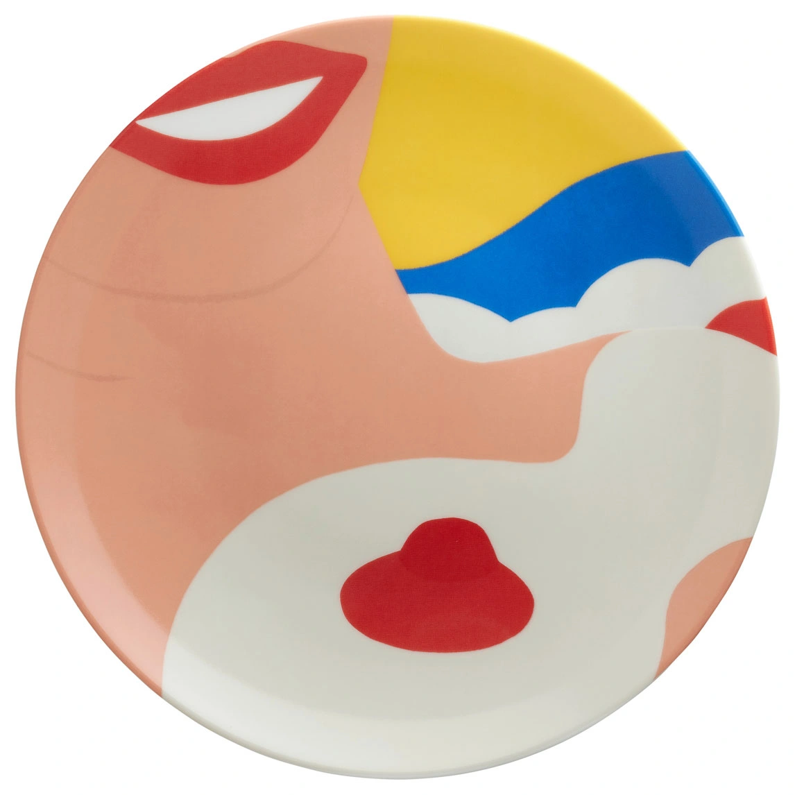 Tom Wesselmann Assiette en porcelaine « Nude » (1965) – Assiette en porcelaine fine reprenant un motif de l'œuvre "Nude" de Tom Wesselmann. Succession de Tom Wesselmann. Licence accordée par Artestar, New York. Diamètre 21 cm, signé au dos. Dans une élégante boîte cadeau.
