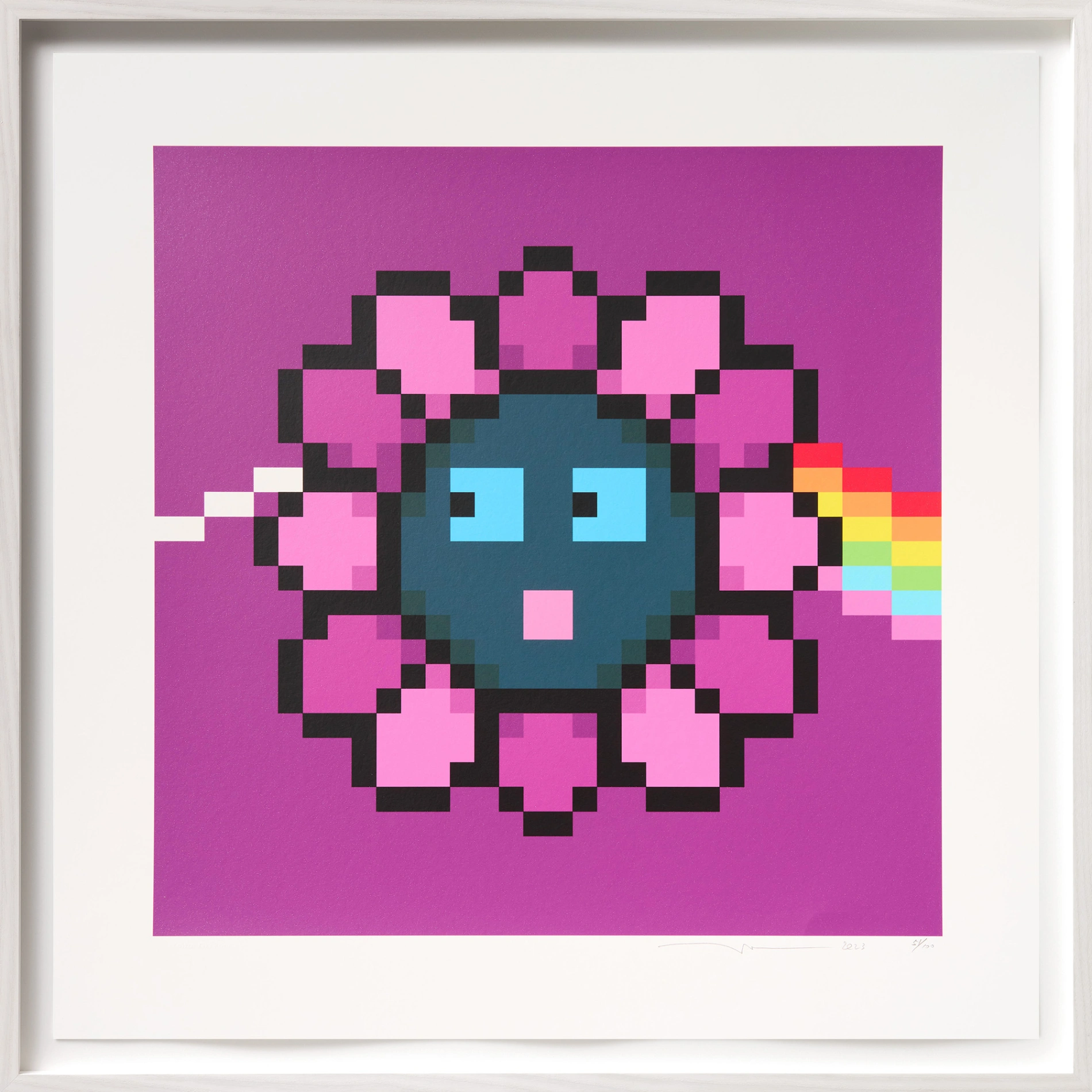 Takashi Murakami « Fleur » (2023) – Lithographie, 40 x 40 cm