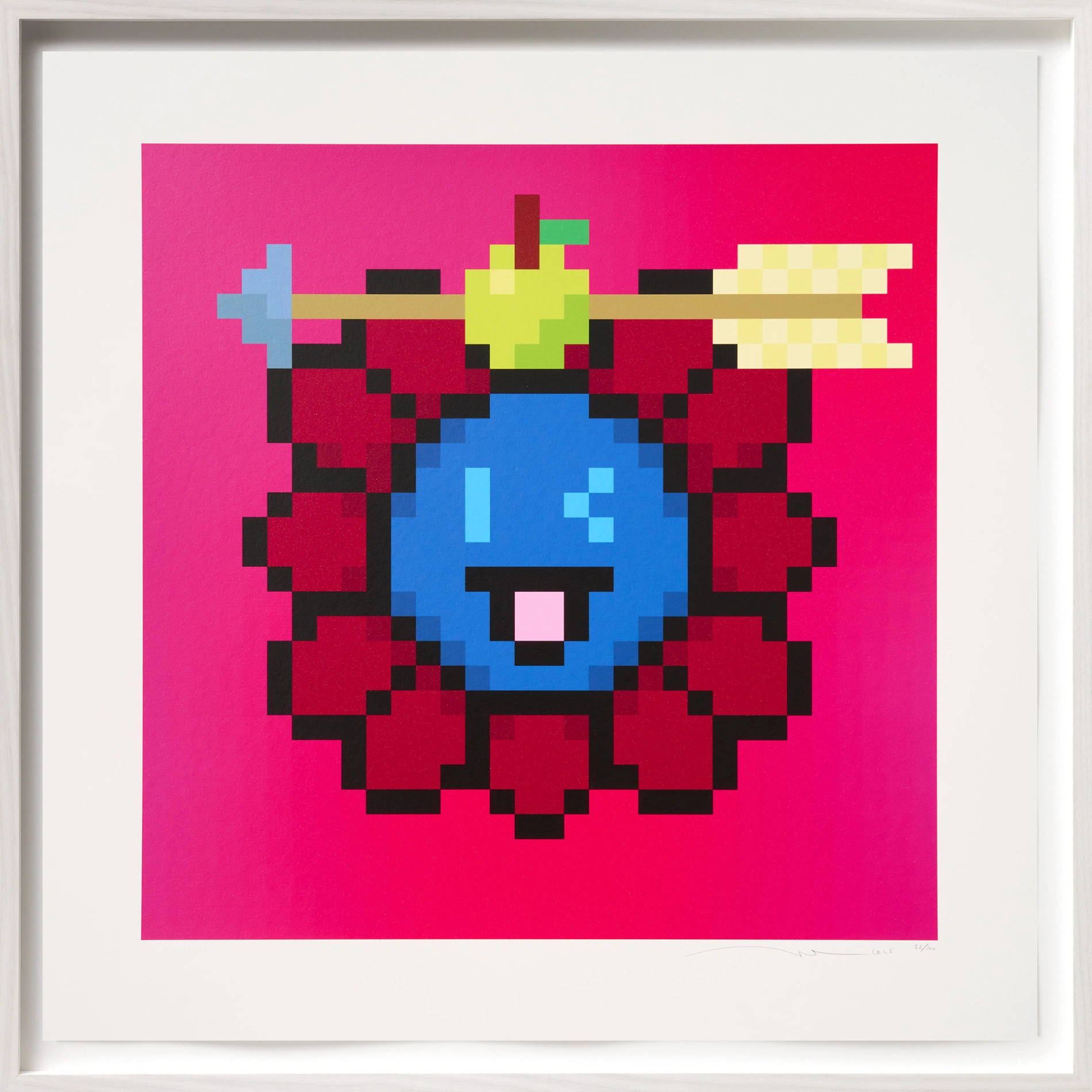 takashi murakami "Guillaume Tell" (2023) – Sérigraphie, 40 x 40 cm