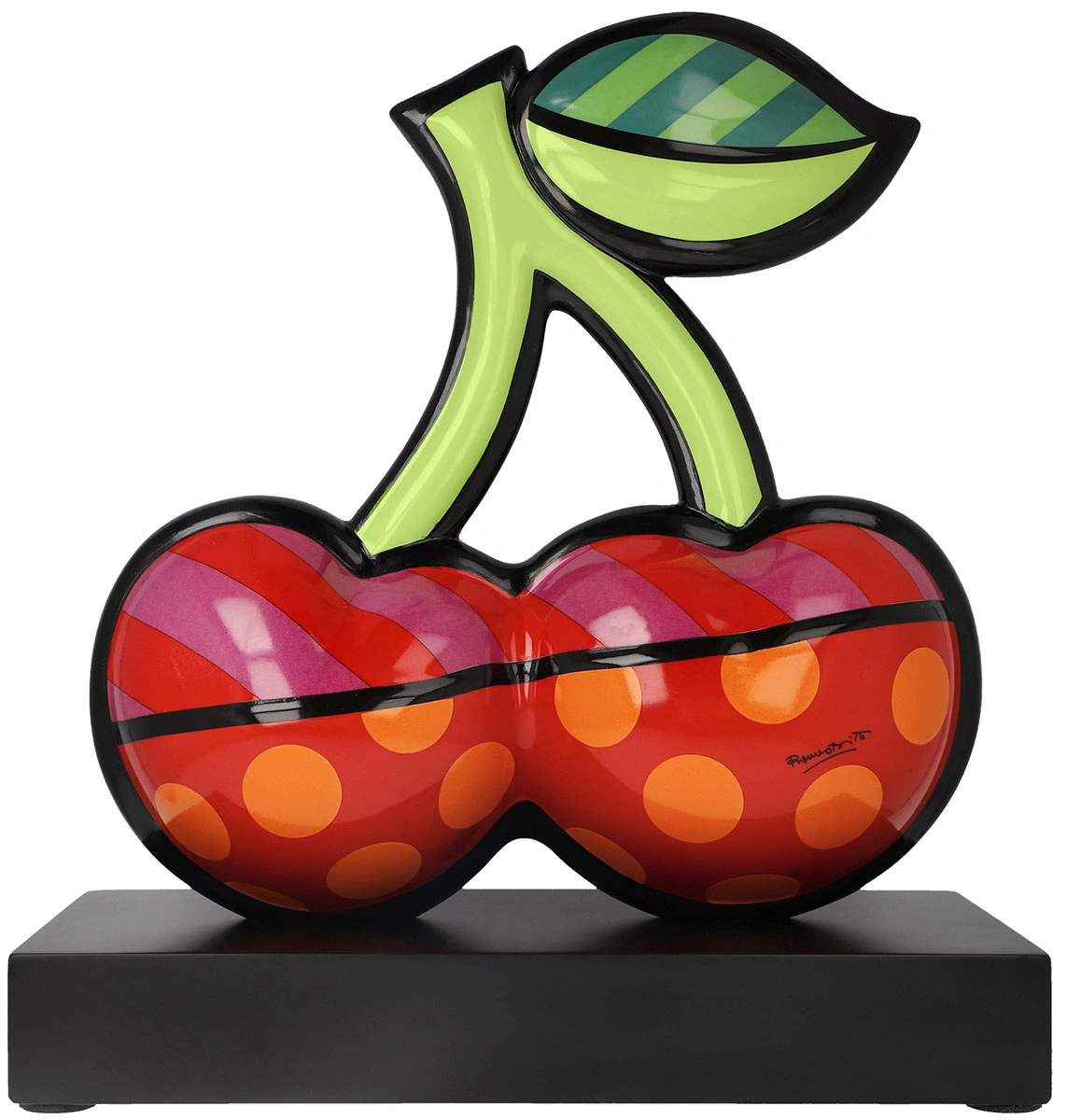 Romero Britto Porzellanobjekt "Kirschen"