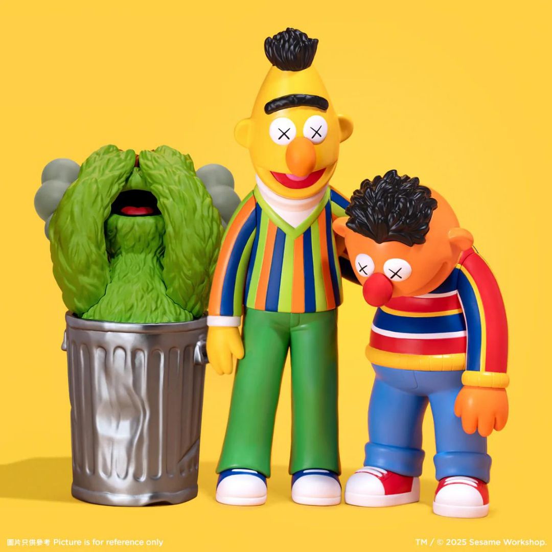 KAWS & SESAME STREET (Ensemble de 2 - Oscar et Bert & Ernie), KAWS & SESAME STREET (Ensemble de 2 - Oscar et Bert & Ernie)