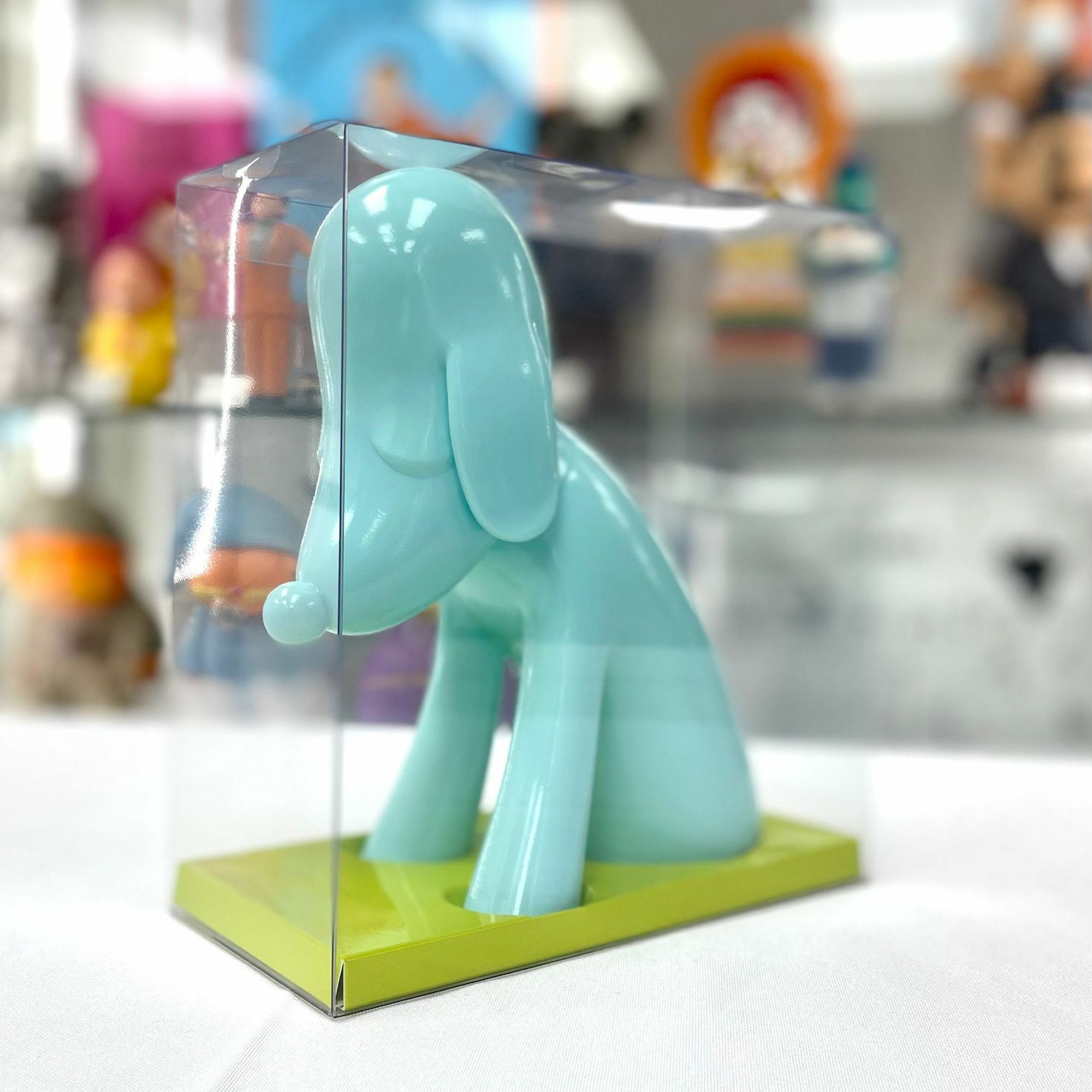 Musée d'art d'Aomori Édition Limitée "Boîte à monnaie Chien d'Aomori" (Bleu Clair)