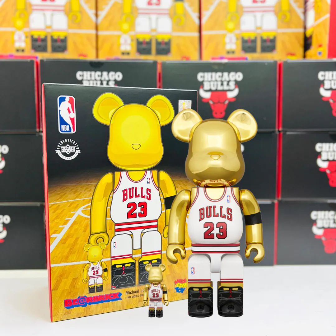 100%+400% BE@RBRICK Michael Jordan 1991 WORLD CHAMPION, 100%+400% BE@RBRICK Michael Jordan 1991 WORLD CHAMPION