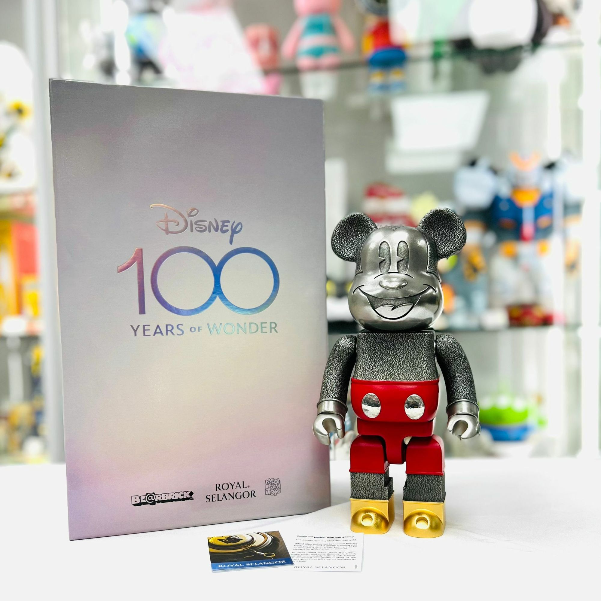 400% BE@RBRICK MICKEY MOUSE DISNEY 100 X ROYAL SELANGOR, 400% BE@RBRICK MICKEY MOUSE DISNEY 100 X ROYAL SELANGOR
