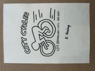 Keith Haring – Keith Haring (1958-1990) - City Cycles, Encre sur papier
