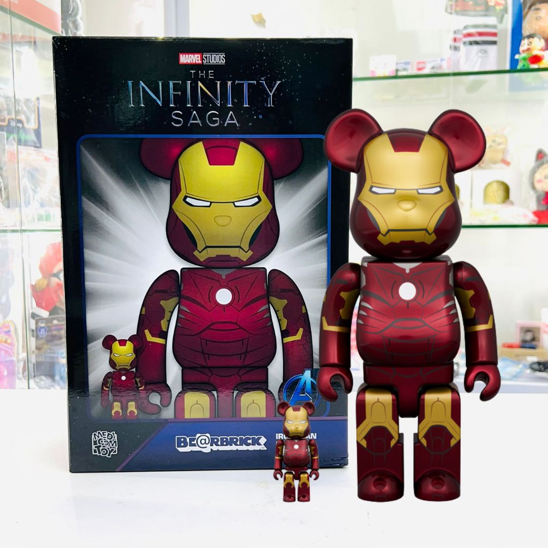 100%+400% BE@RBRICK IRON MAN MARK III, 100%+400% BE@RBRICK IRON MAN MARK III