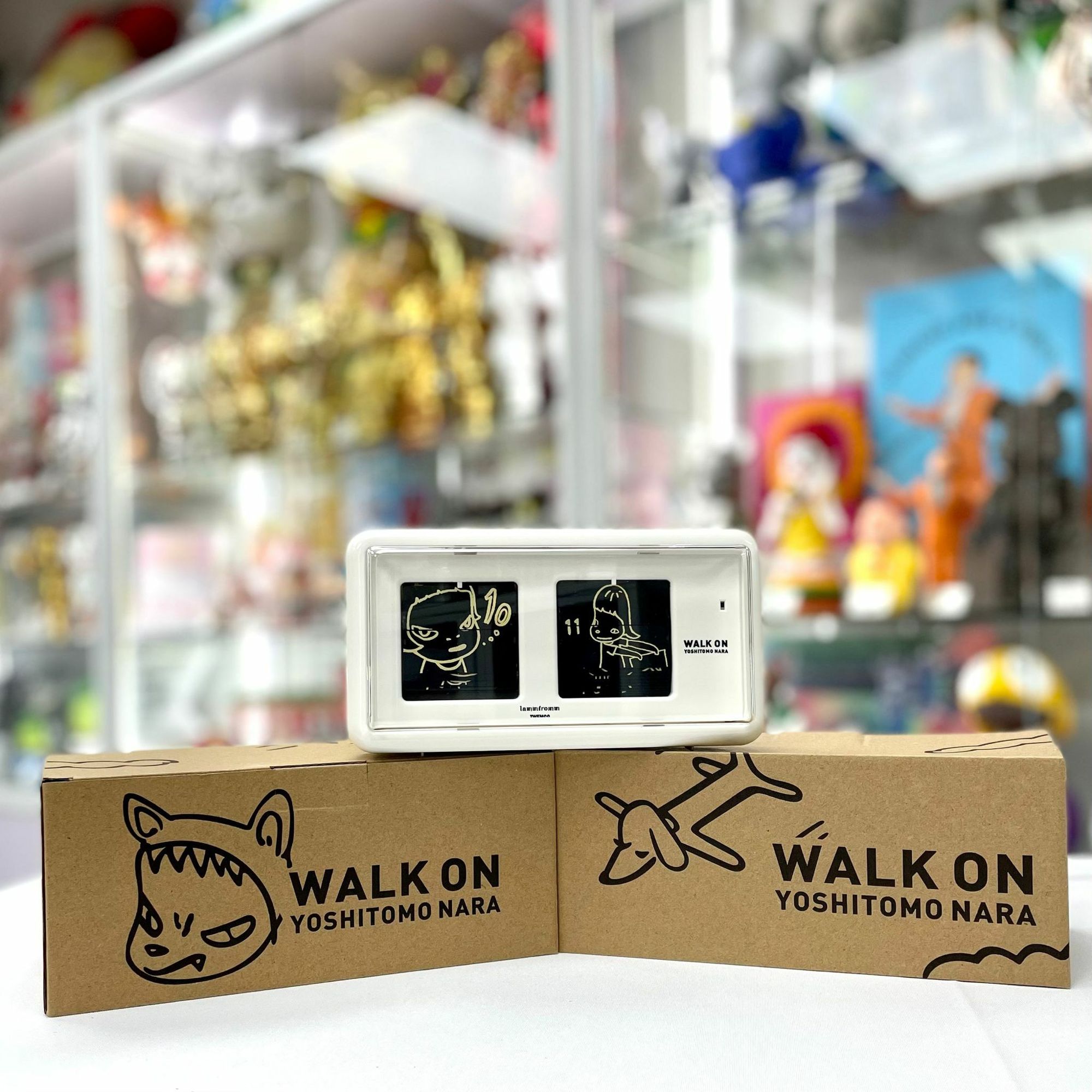 Yoshitomo Nara Patter Clock [WALK ON (Blanc)], Yoshitomo Nara Patter Clock [WALK ON (Blanc)]