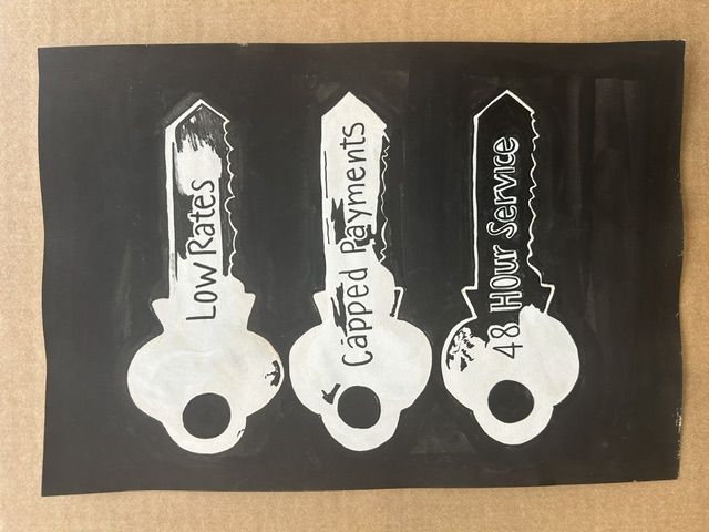 Andy Warhol (1927-1987) – Andy Warhol (1927-1987) - Untitled (Three Keys), Gouache on paper – photo 2