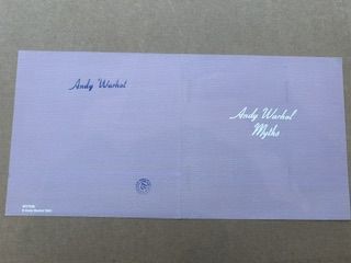 Andy Warhol – Andy Warhol (1928-1987) - Myths : Uncle Sam, Impression offset en couleurs