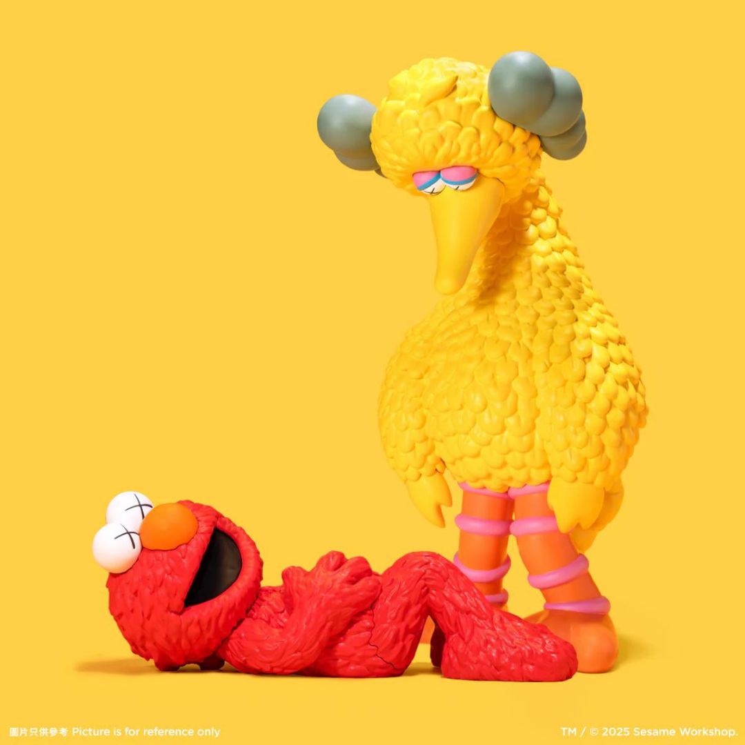 KAWS & SESAME STREET (Ensemble de 2 - Elmo et Big Bird), KAWS & SESAME STREET (Ensemble de 2 - Elmo et Big Bird)