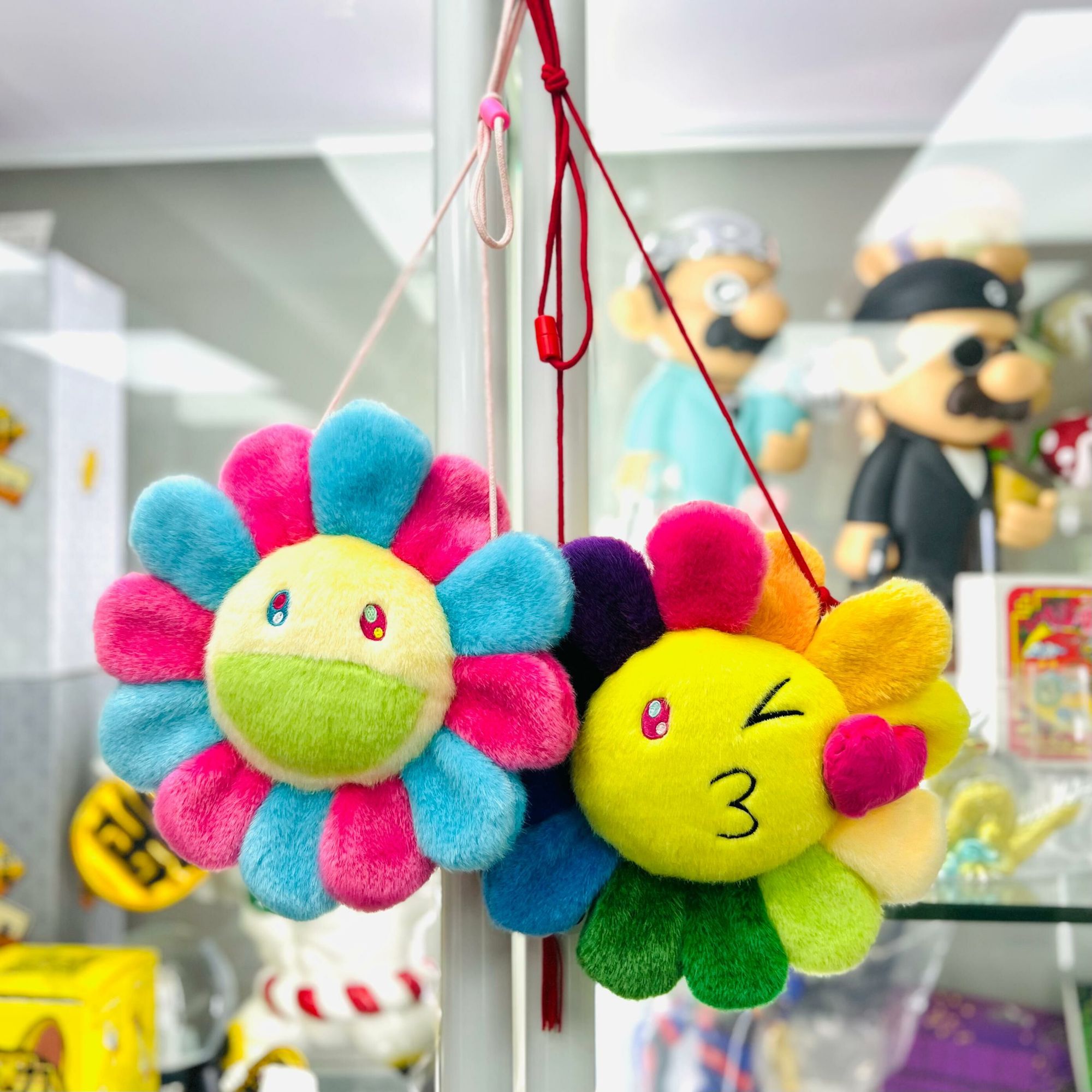 Murakami Flower Bag (Emoji No1 Kiss / Rose x Bleu), Murakami Flower Bag (Emoji No1 Kiss / Rose x Bleu)